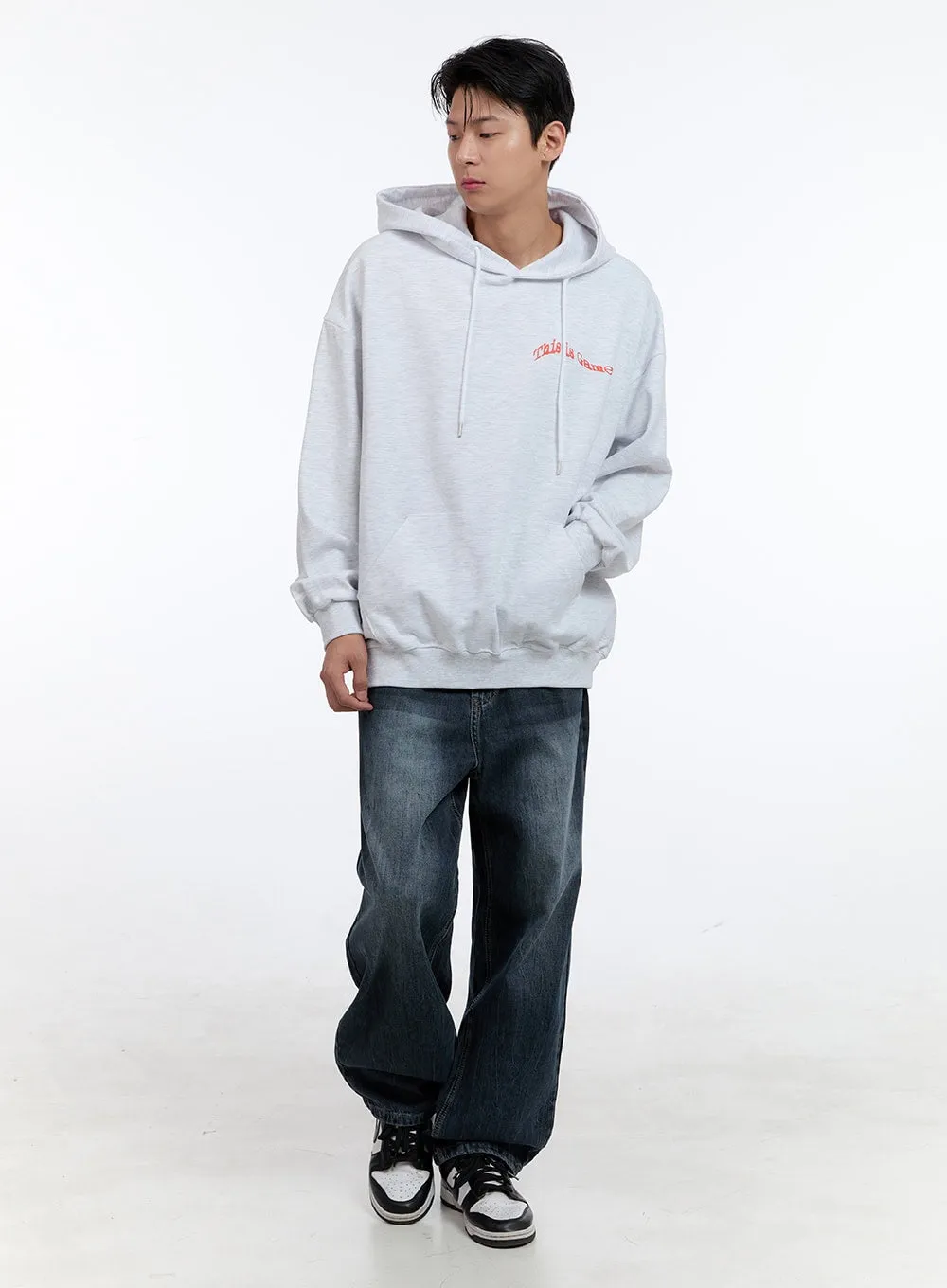 Men's Loose Fit Jeans (Dark Blue) IG428