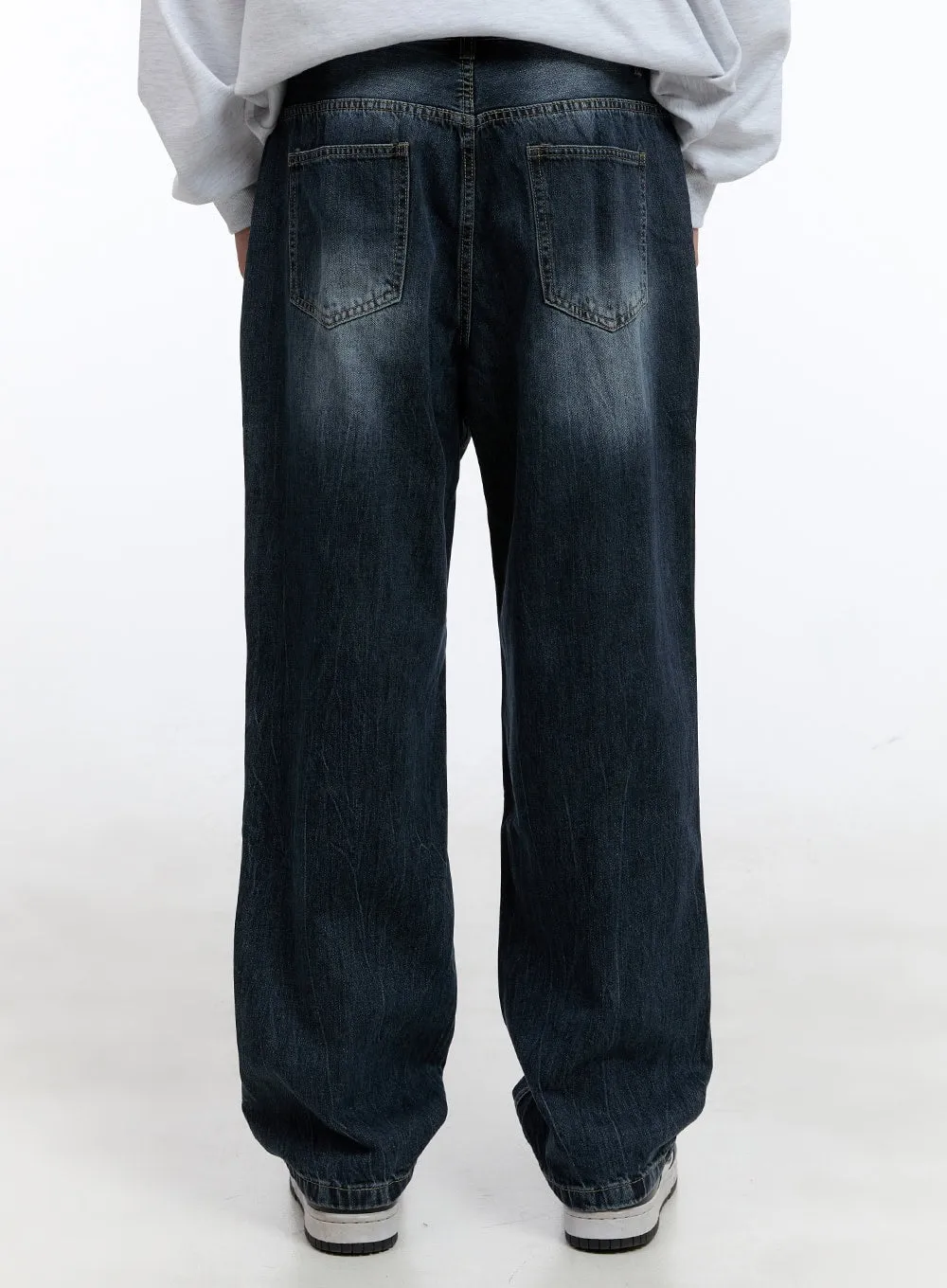 Men's Loose Fit Jeans (Dark Blue) IG428