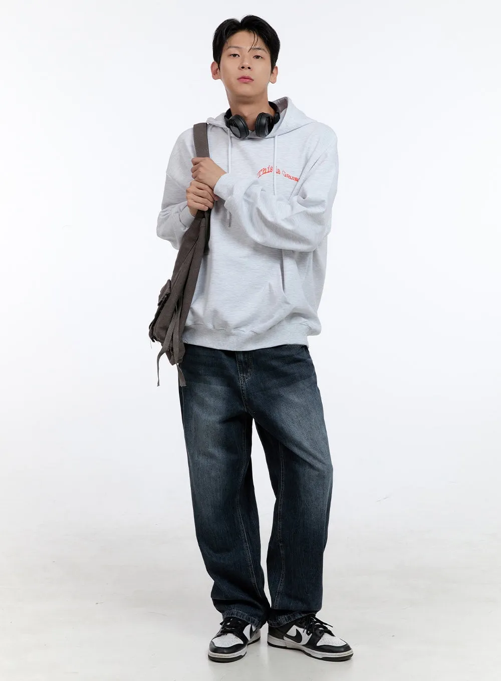 Men's Loose Fit Jeans (Dark Blue) IG428