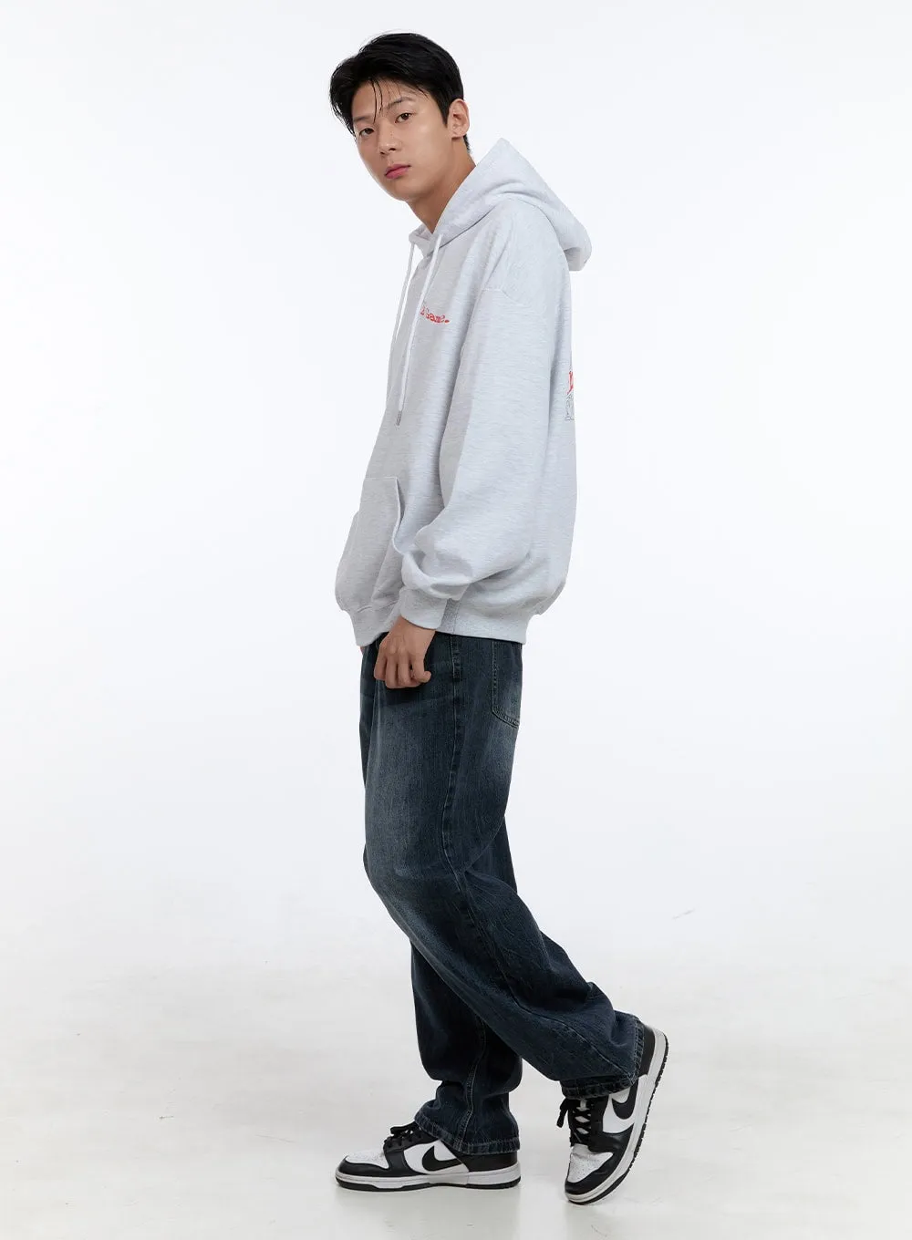 Men's Loose Fit Jeans (Dark Blue) IG428
