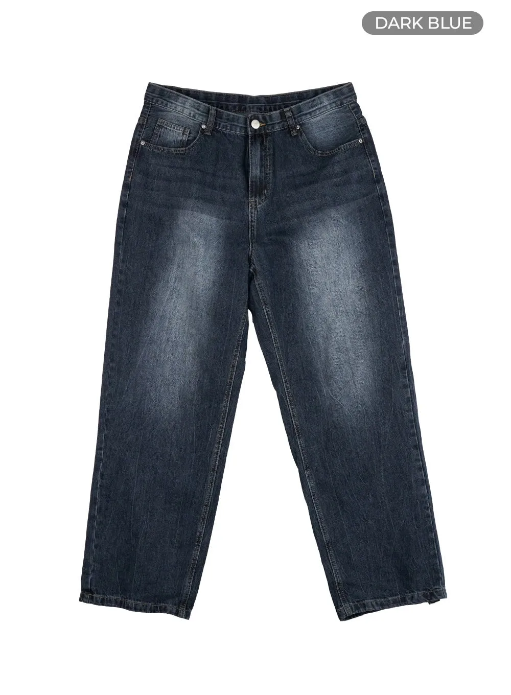 Men's Loose Fit Jeans (Dark Blue) IG428