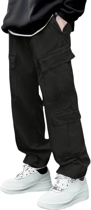 Men's Military Cargo Tactical Pants Lightweight Cotton Stretchy Trousers Outdoor Work Combat Outdoor Hiking Pants
