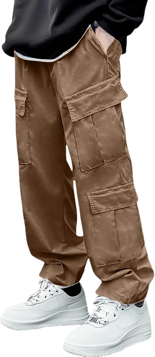 Men's Military Cargo Tactical Pants Lightweight Cotton Stretchy Trousers Outdoor Work Combat Outdoor Hiking Pants