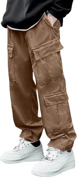 Men's Military Cargo Tactical Pants Lightweight Cotton Stretchy Trousers Outdoor Work Combat Outdoor Hiking Pants