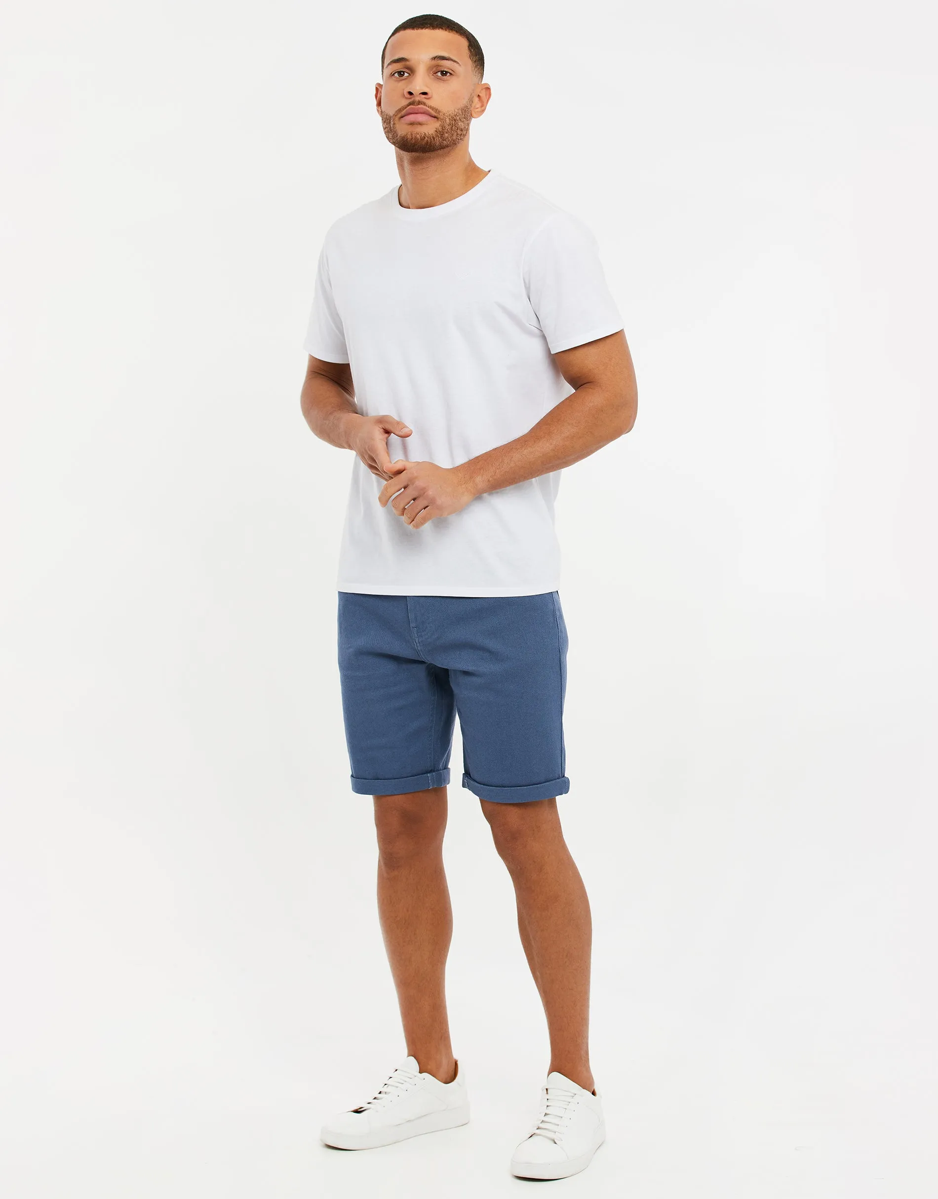 Men's Misty Blue Chino Shorts