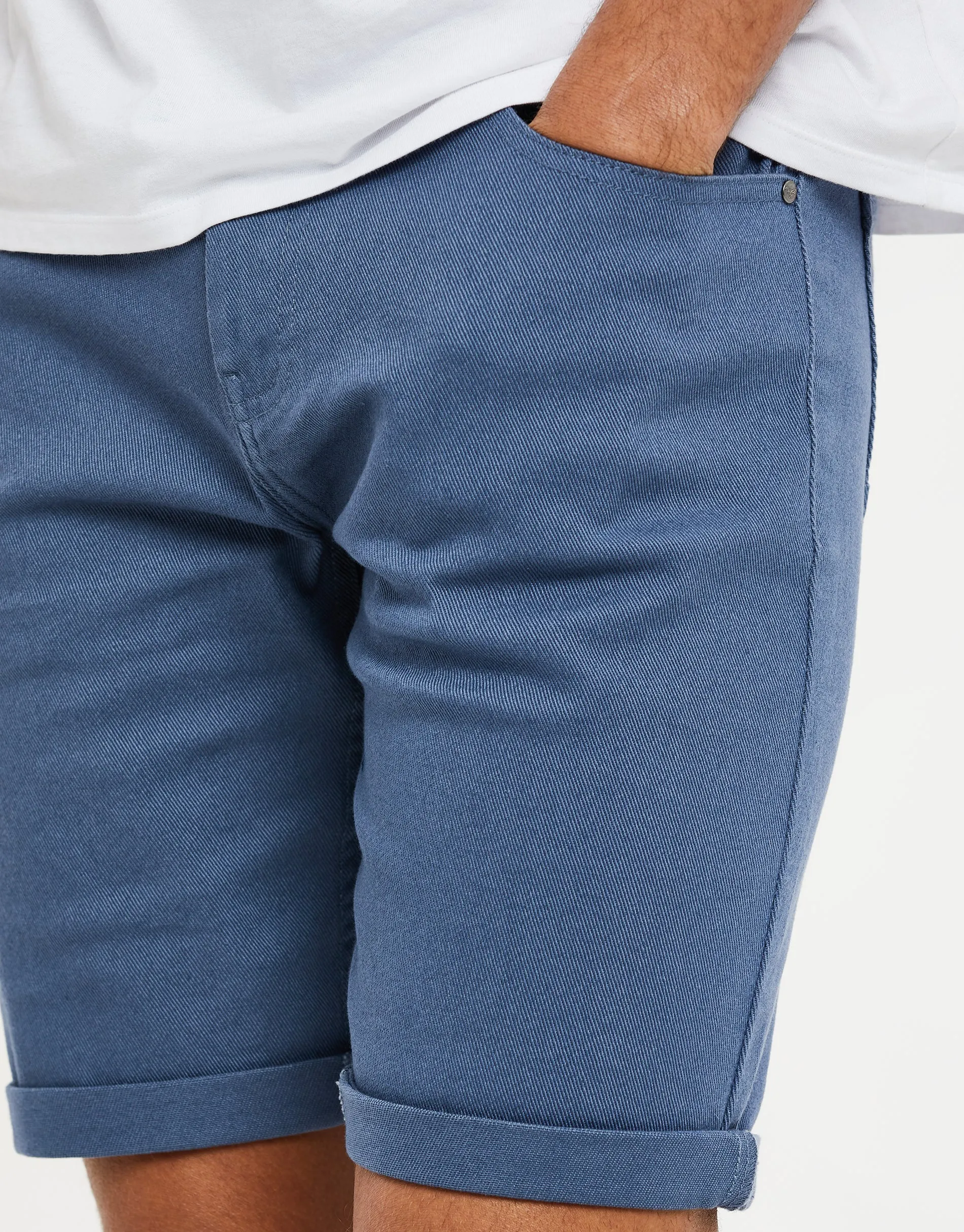 Men's Misty Blue Chino Shorts