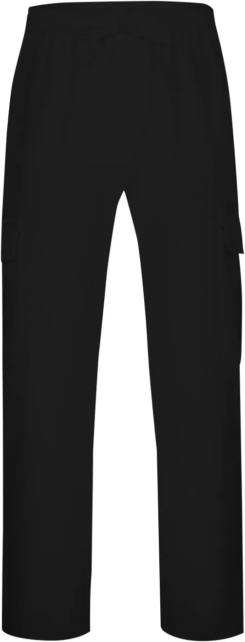 Mens Pants Stretch Workout Outdoor Water Resistant Casual Sweatpants Fishing Drawstring Ripstop Joggers