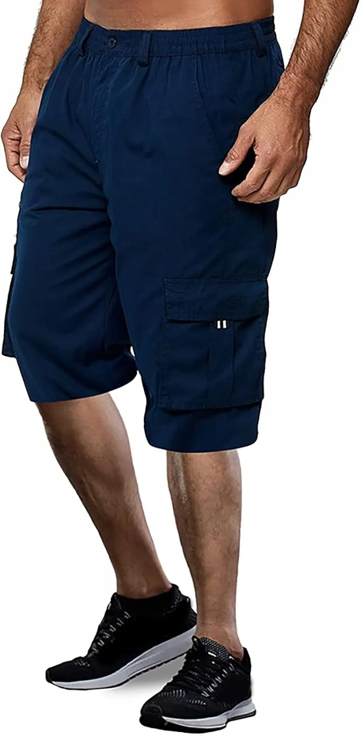 Men's Shorts Loose Fit Sports Pocket Workwear Casual Shorts Jogging Men Athletic