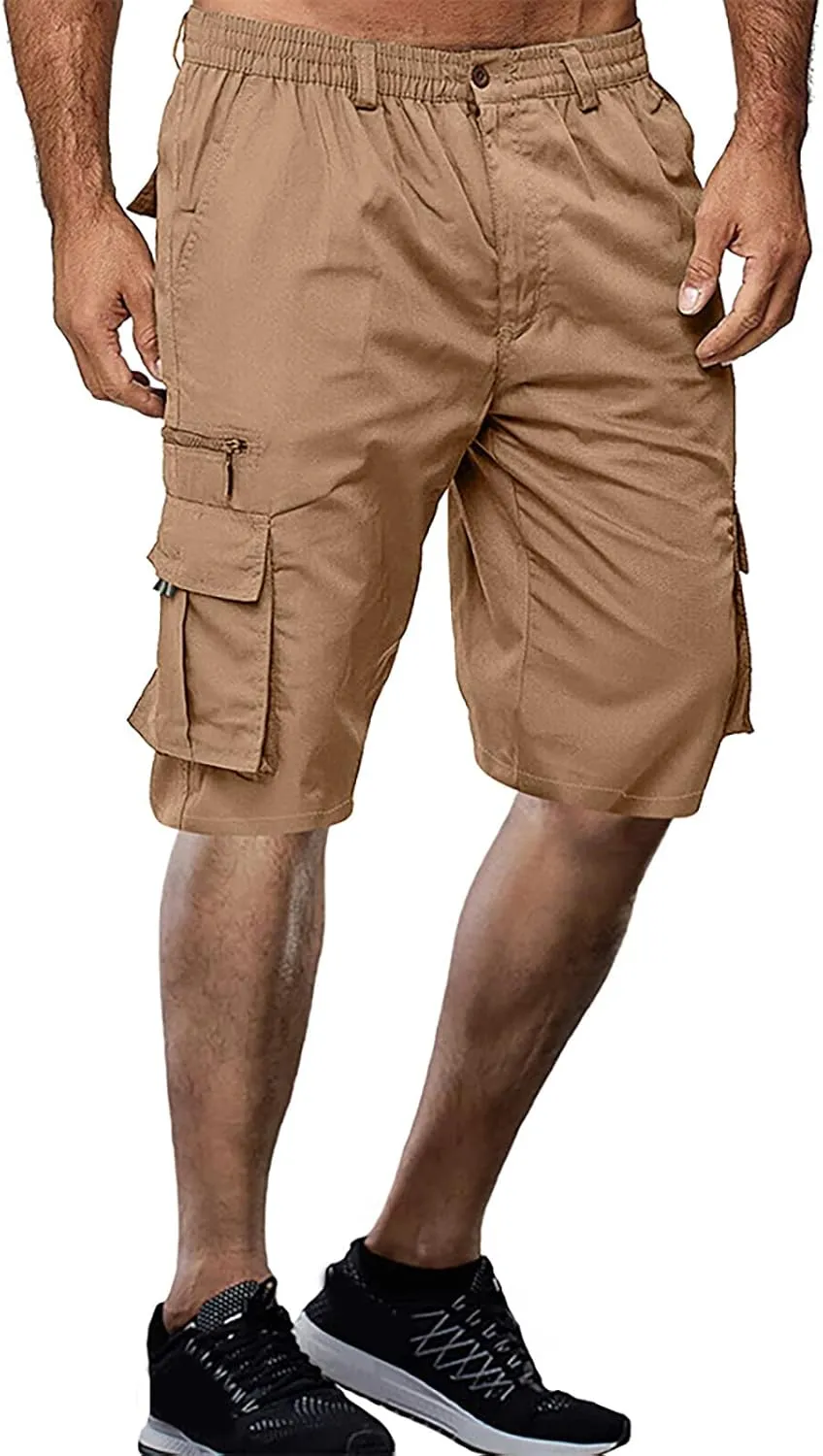 Men's Shorts Loose Fit Sports Pocket Workwear Casual Shorts Jogging Men Athletic