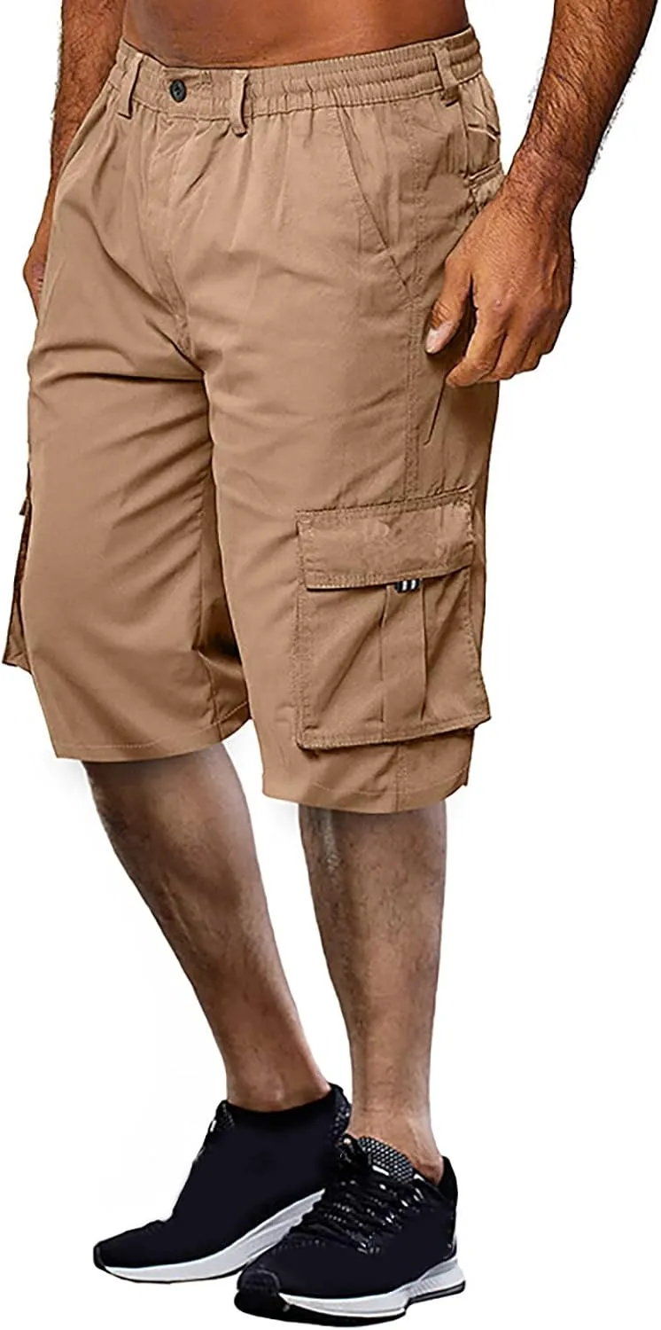 Men's Shorts Loose Fit Sports Pocket Workwear Casual Shorts Jogging Men Athletic