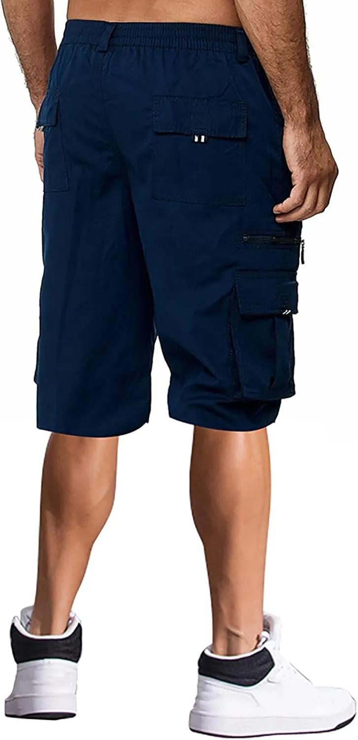 Men's Shorts Loose Fit Sports Pocket Workwear Casual Shorts Jogging Men Athletic