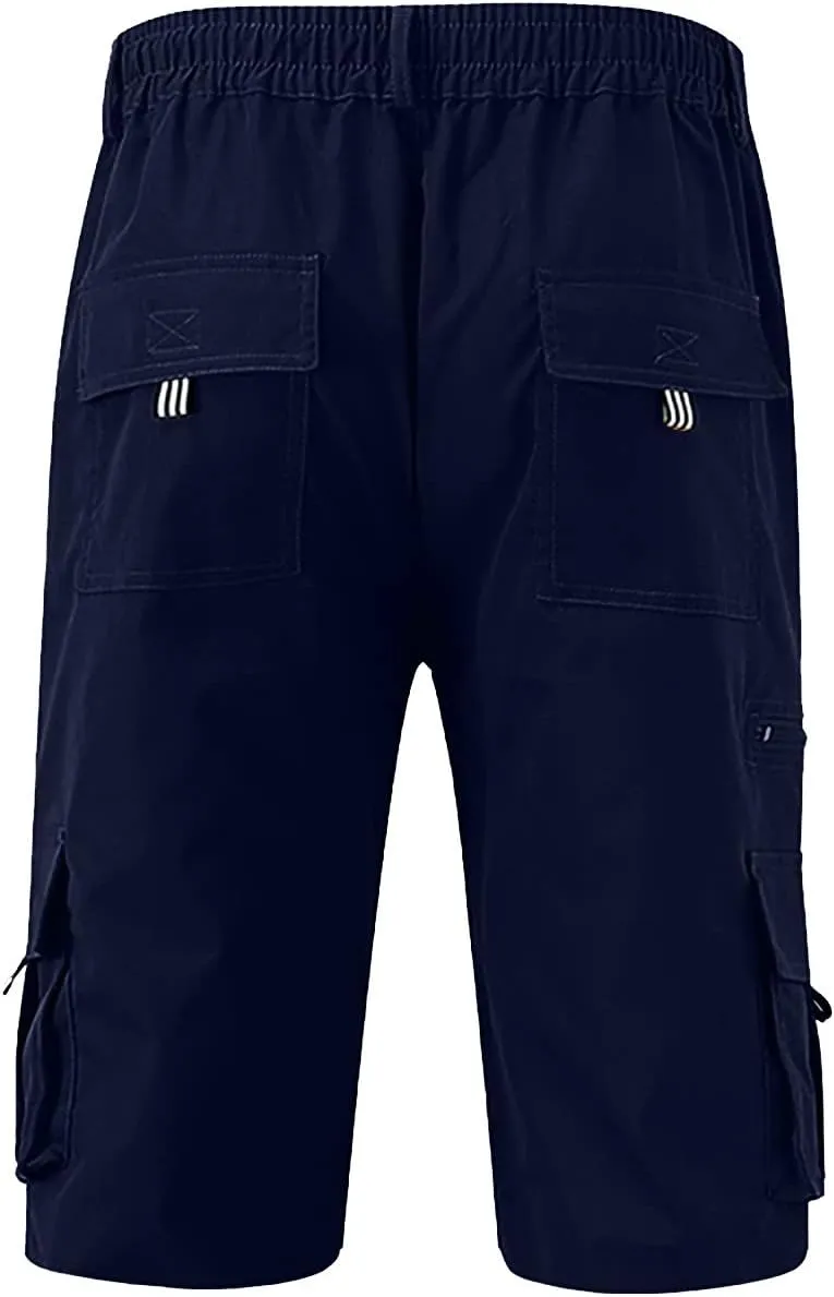 Men's Shorts Loose Fit Sports Pocket Workwear Casual Shorts Jogging Men Athletic