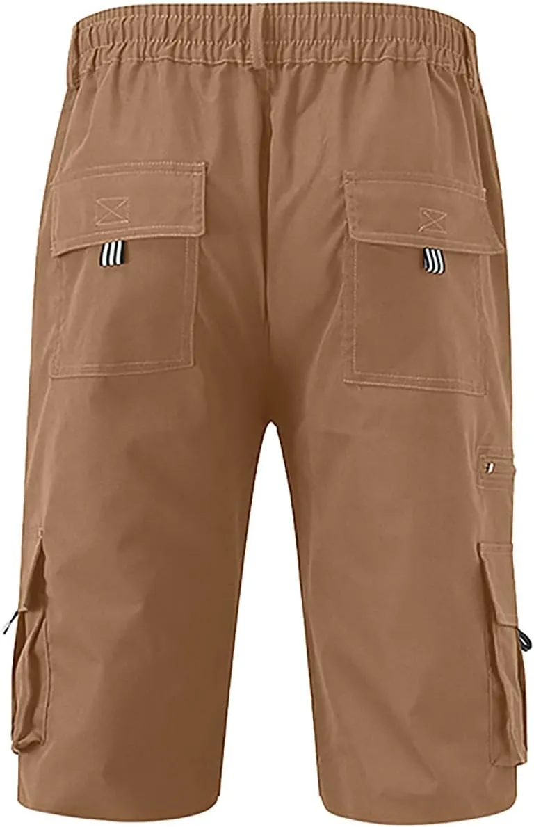 Men's Shorts Loose Fit Sports Pocket Workwear Casual Shorts Jogging Men Athletic