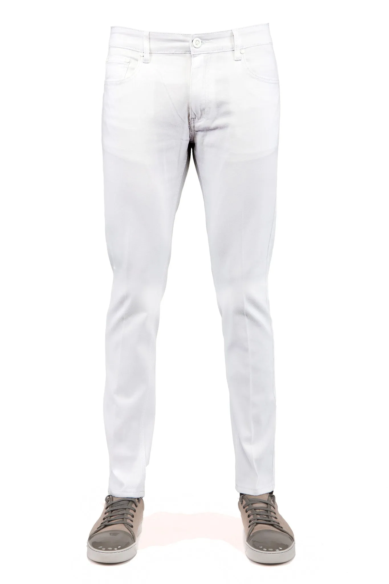 Men's Skinny-Stretch Jean, White 714