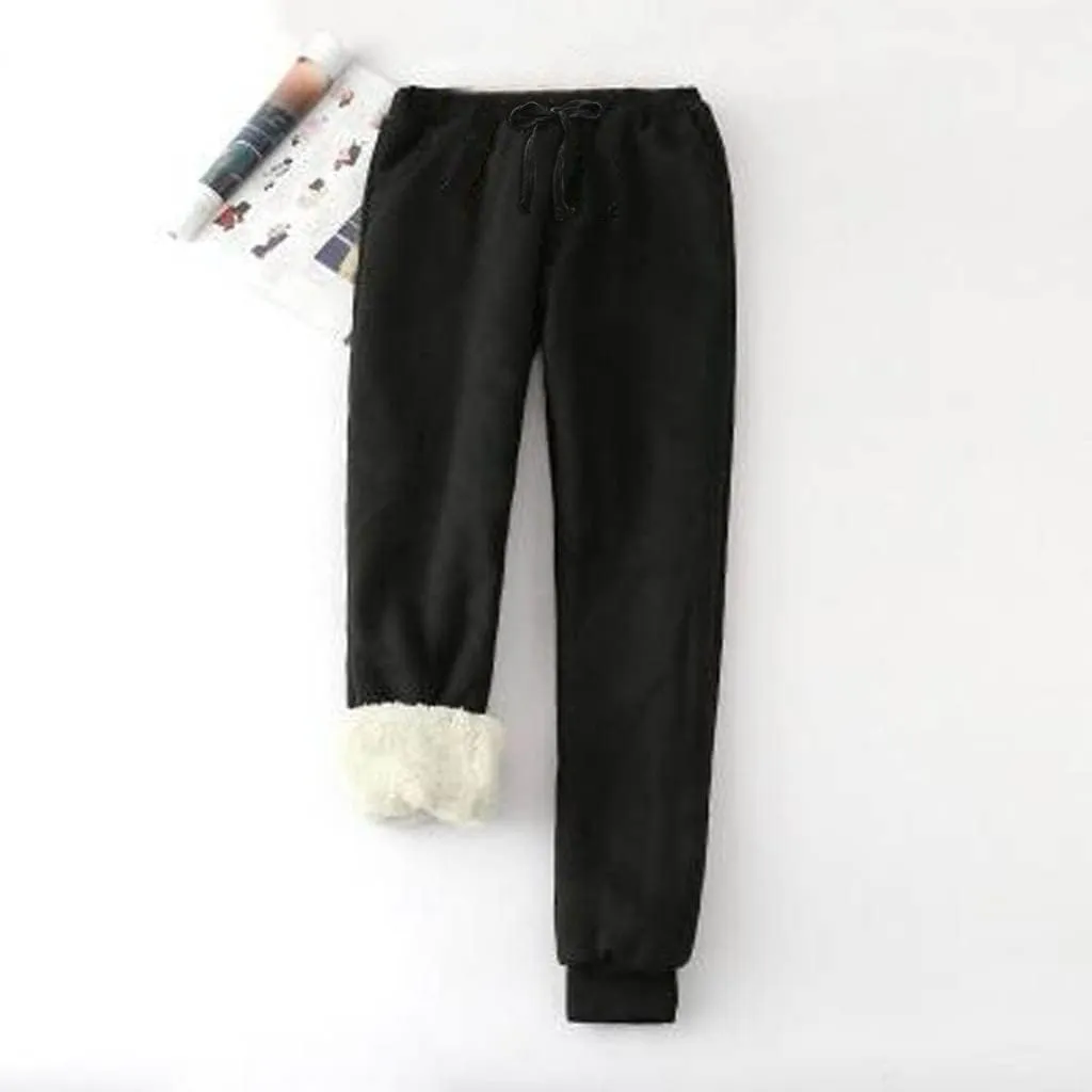 Men's Solid Baggy Cinch Bottom Sweatpants Casual Plus Size Cozy with Pockets Joggers Relaxed Fit Fleece Lined Soft