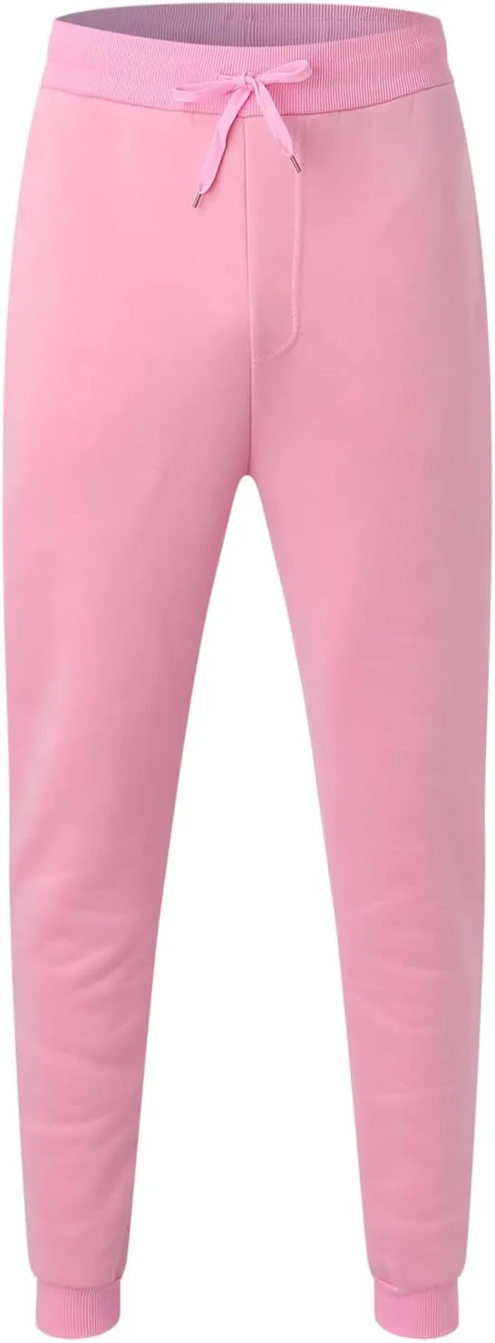 Mens Sweatpants with Pockets Big & Tall Sizes Men's Fleece Cargo Sweatpants Drawstring Loose Fit Sweatpants for Men