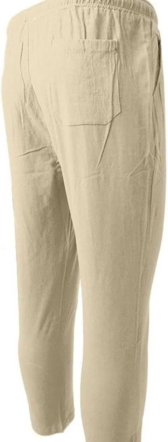 Mens Sweatpants with Pockets Pants Fitness Sports Trousers Men's Cargo Pants Big and Tall Men's Elastic Waist Work