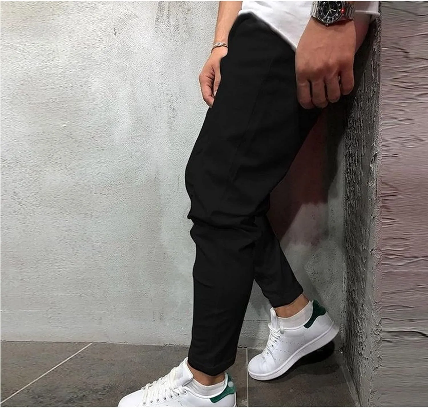 Mens Sweatpants with Pockets Pants Fitness Sports Trousers Men's Cargo Pants Big and Tall Men's Elastic Waist Work