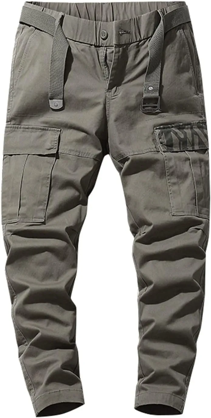 Mens Tactical Pants Stretch Flex Outdoor Hiking Pants Multi Pockets Comfort Utility Cargo Work Pants Regular Fit