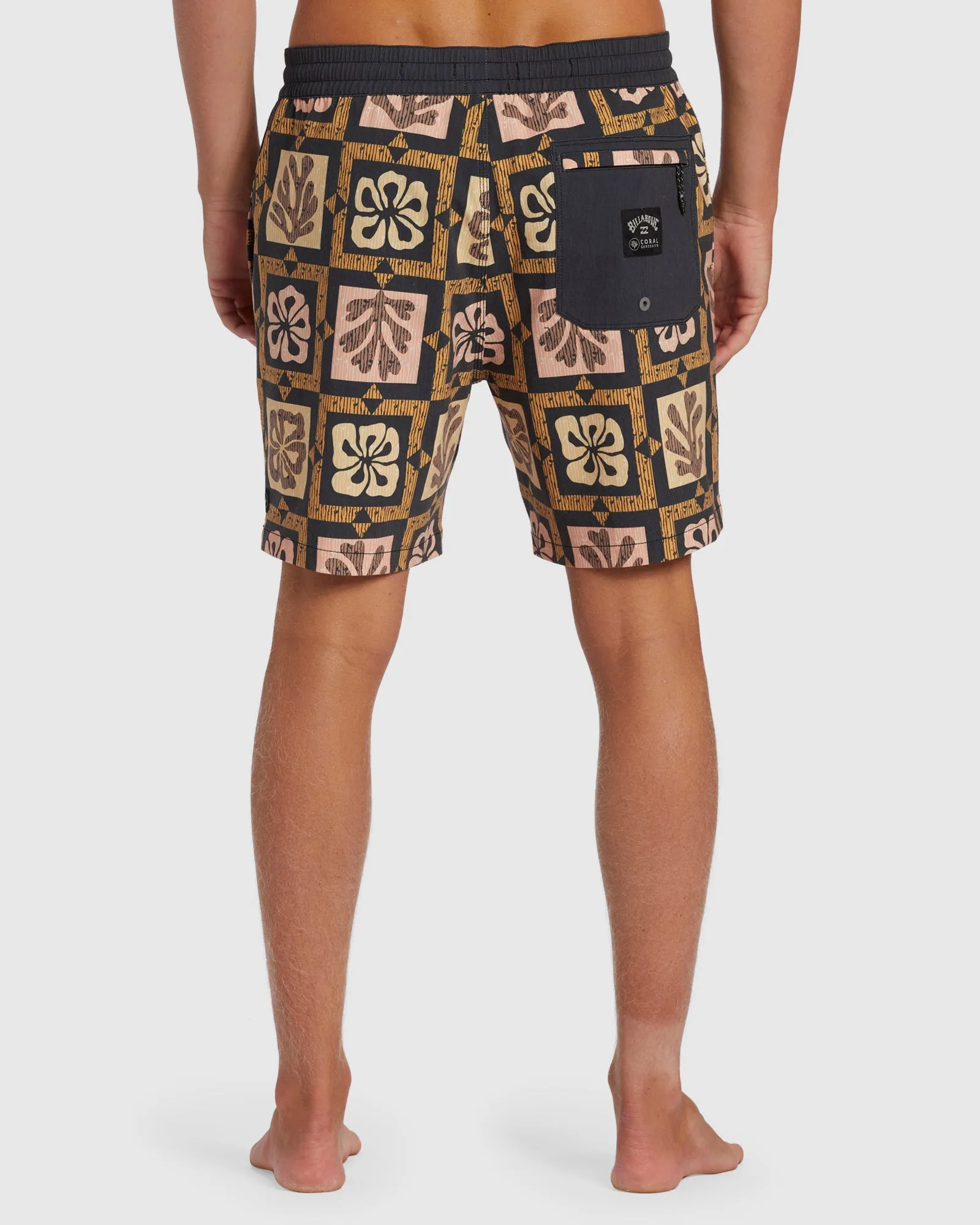 Mens Tiki Reef Layback Boardshorts