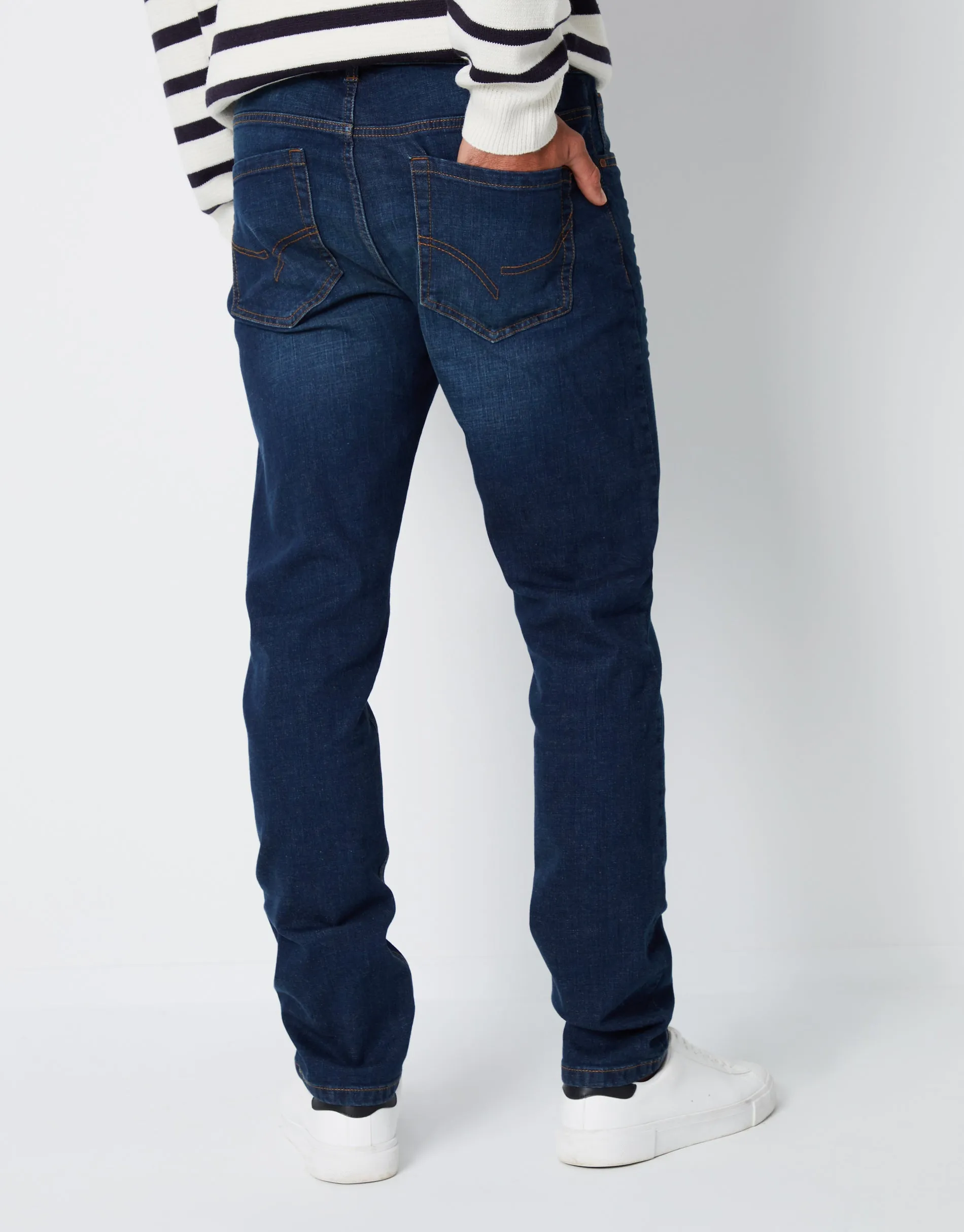 Men's Vintage Wash Slim Fit Jeans