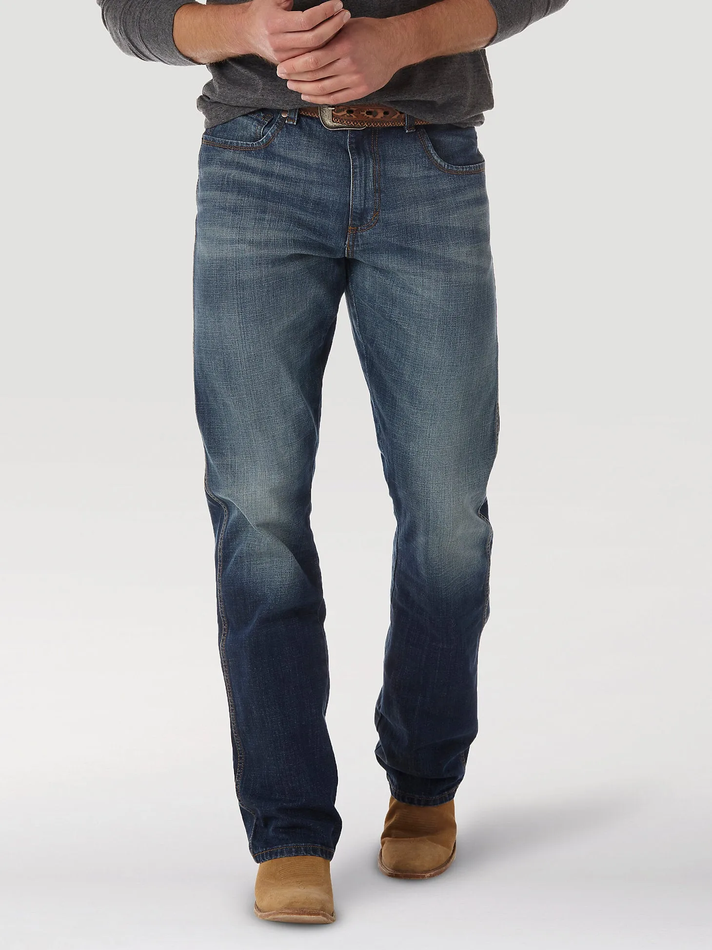 Men's Wrangler Retro Relaxed Fit Bootcut Jean In Jh Wash