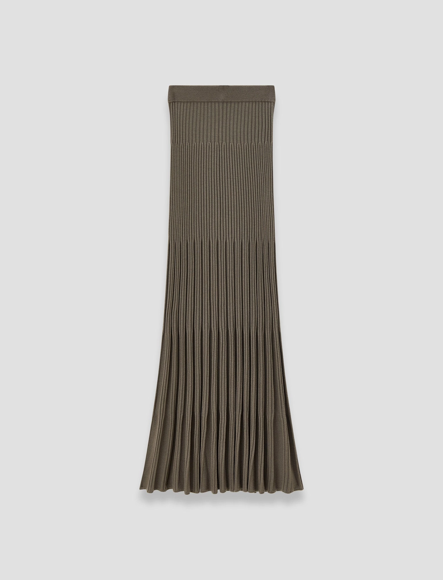 Merino Rib Knit Skirt Bamboo Fiber All Season