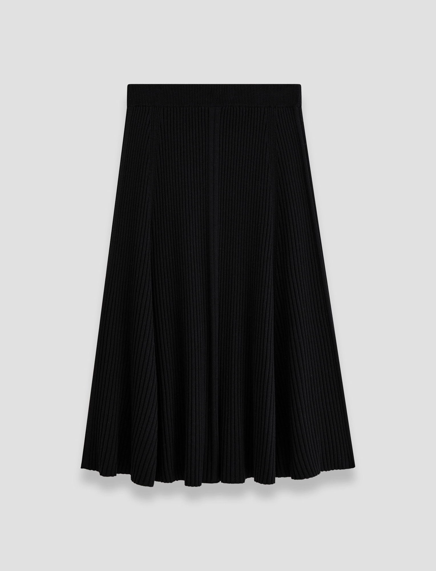 Merino Silk Rib Skirt Sustainable
