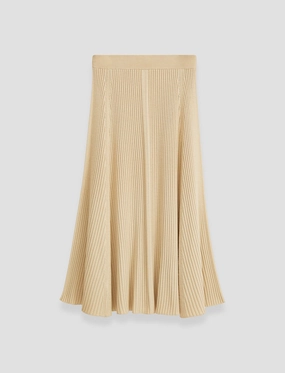 Merino Silk Rib Skirt One size fits most