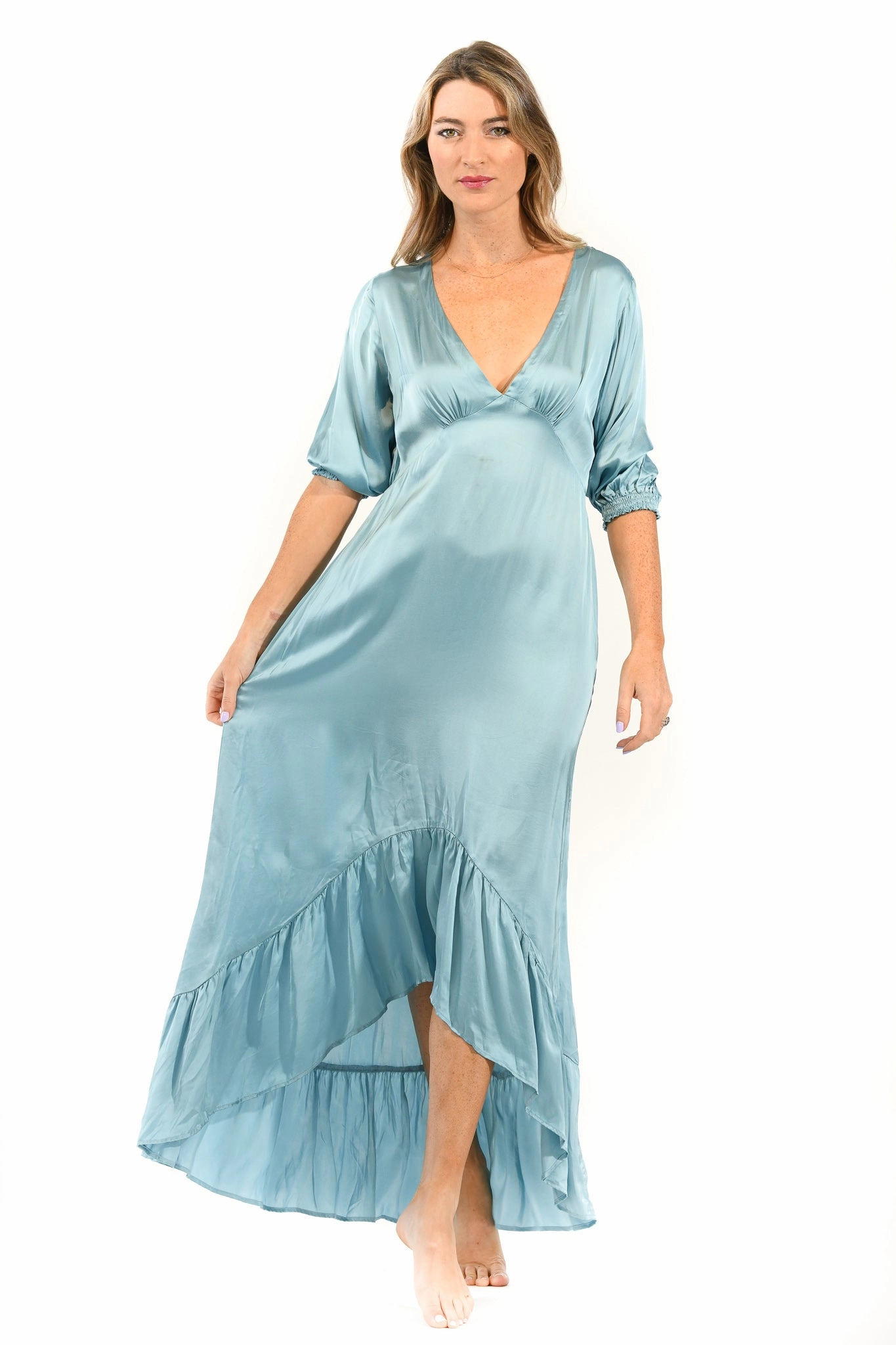 Saline Dress Long / Topaz Nordic Calm