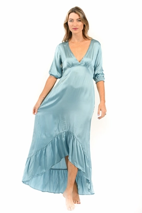 Saline Dress Long / Topaz Nordic Calm