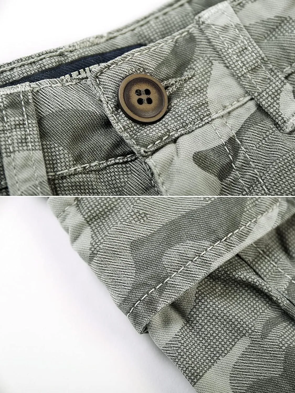 Mesinsefra Boys' Cargo Pants,Casual Outdoor Military Multi Pocket Combat Trousers