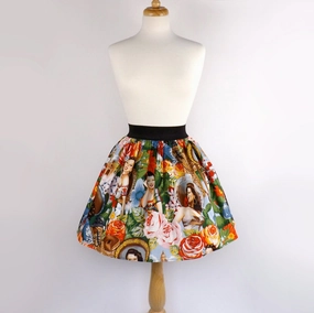 Mexican Senoritas pleated Skirt # S-AP721 Transitional Wear