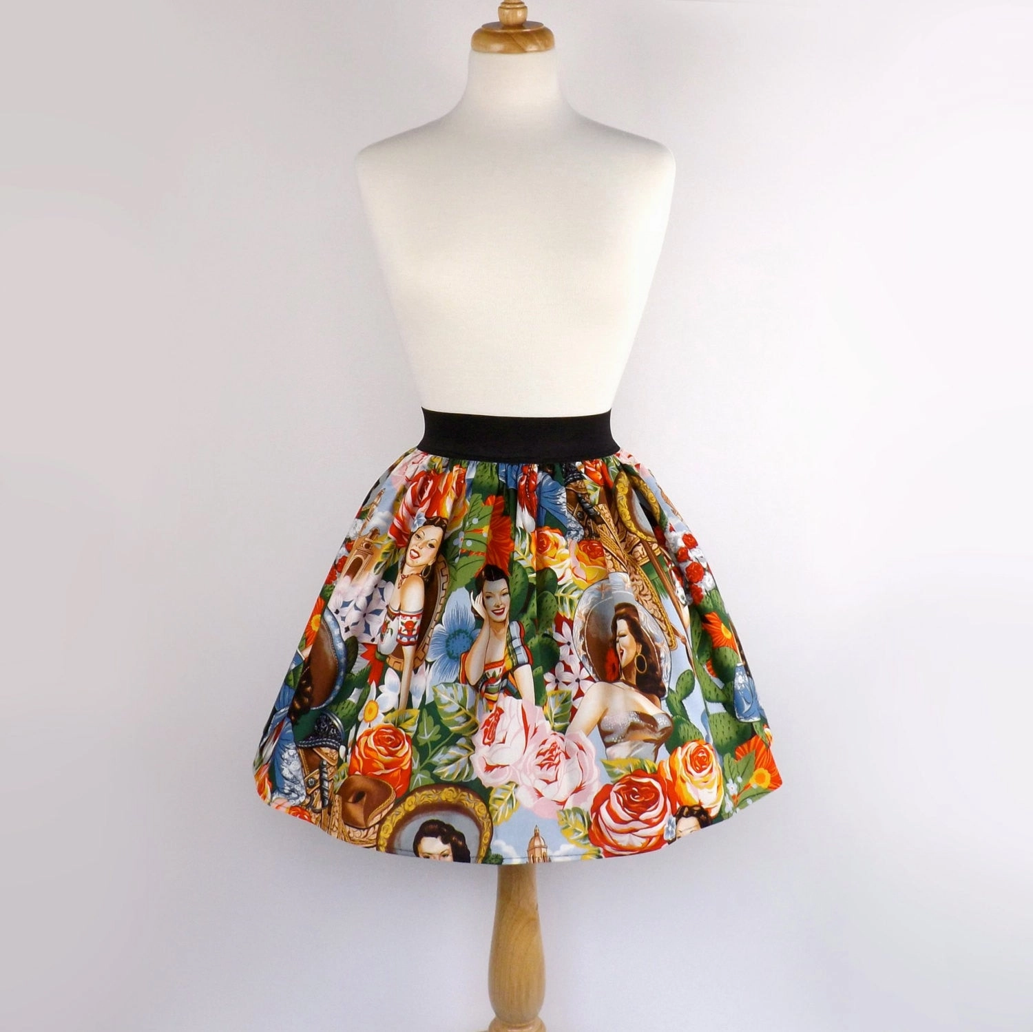 Mexican Senoritas pleated Skirt # S-AP721 Transitional Wear