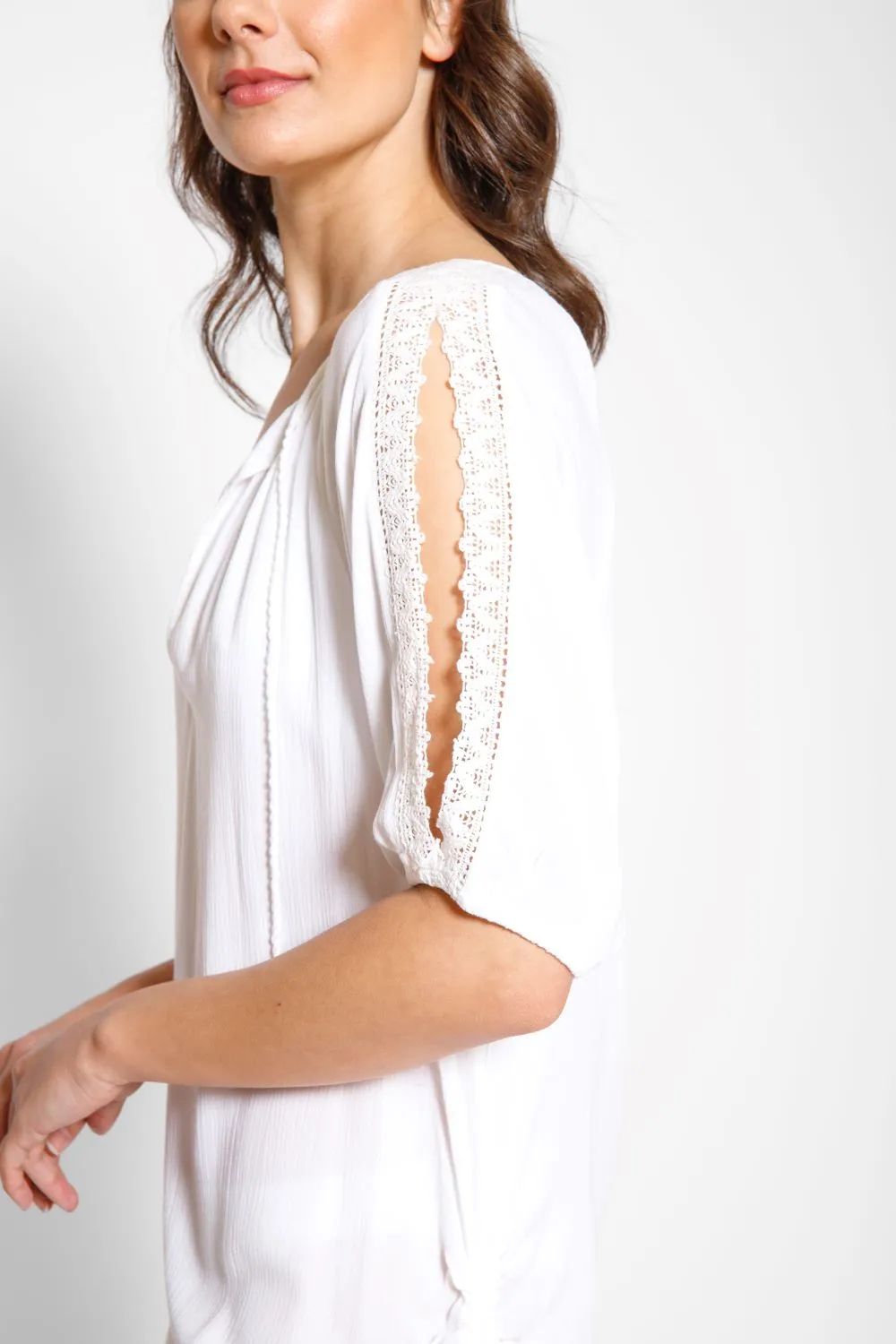 Miami Gathered Tunic Dress