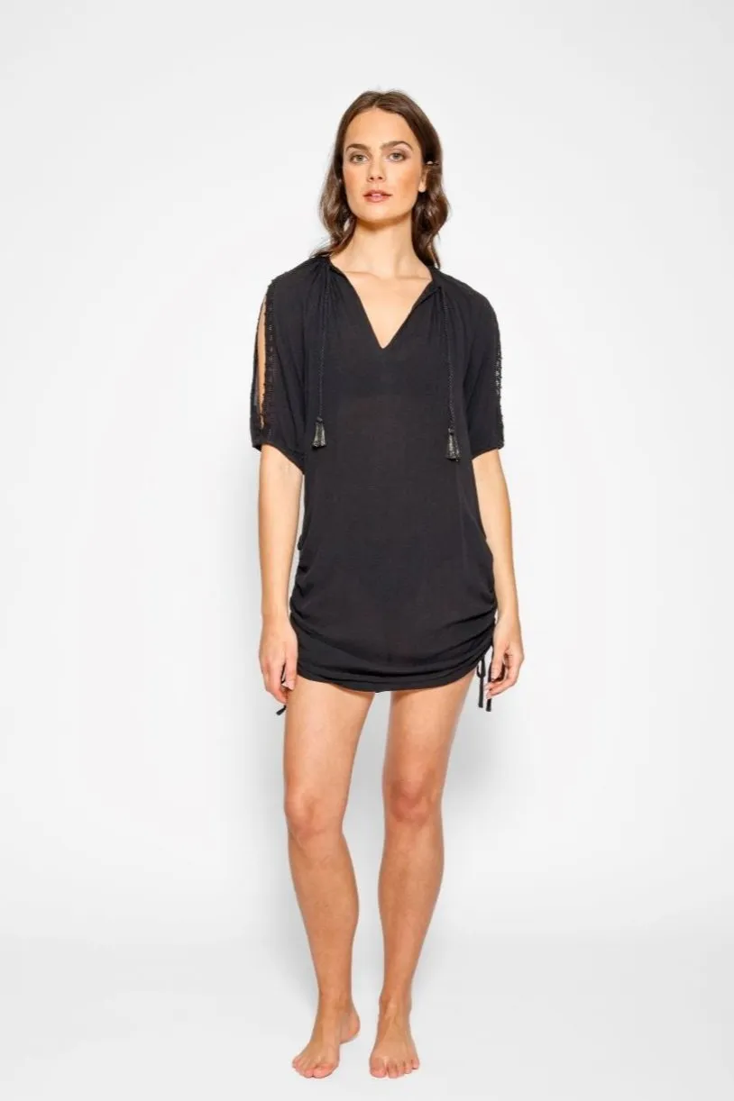Miami Gathered Tunic Dress