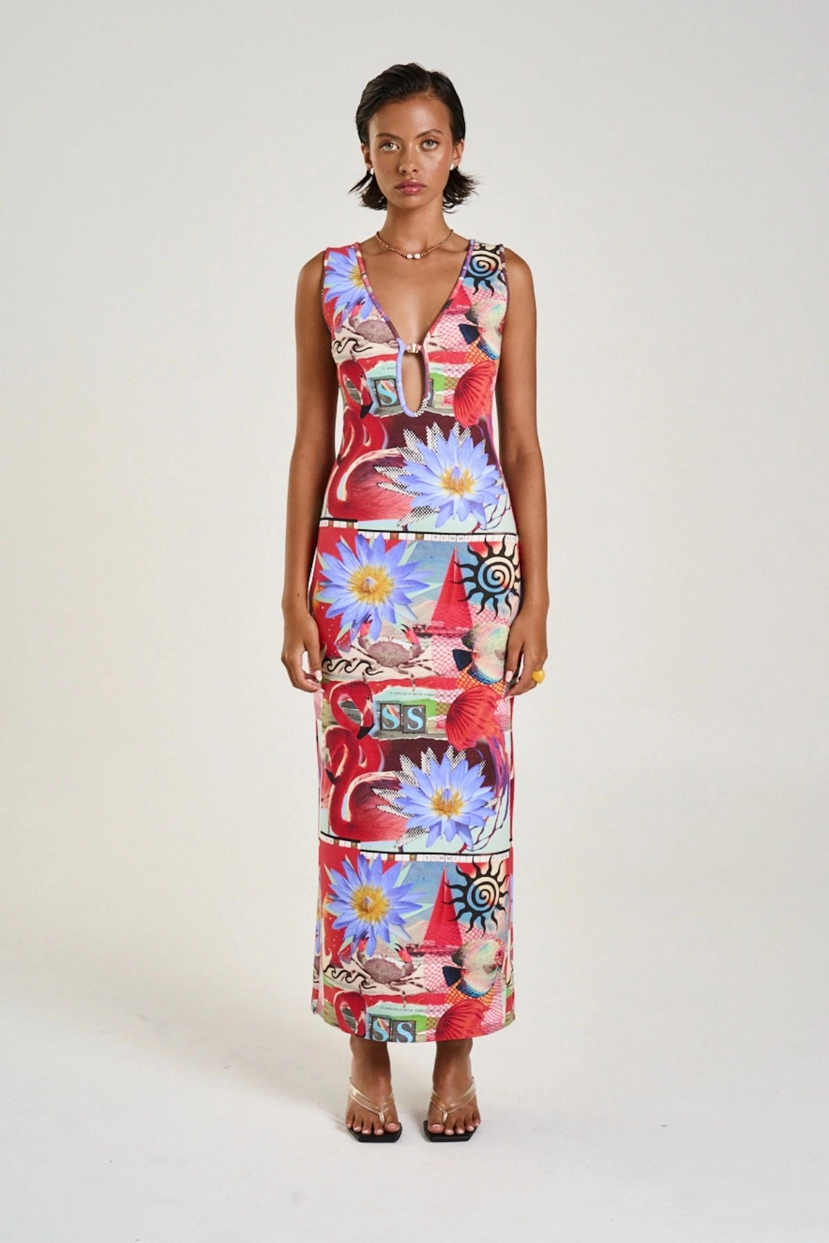 Miami Maxi Dress Dazed Sleek Texture