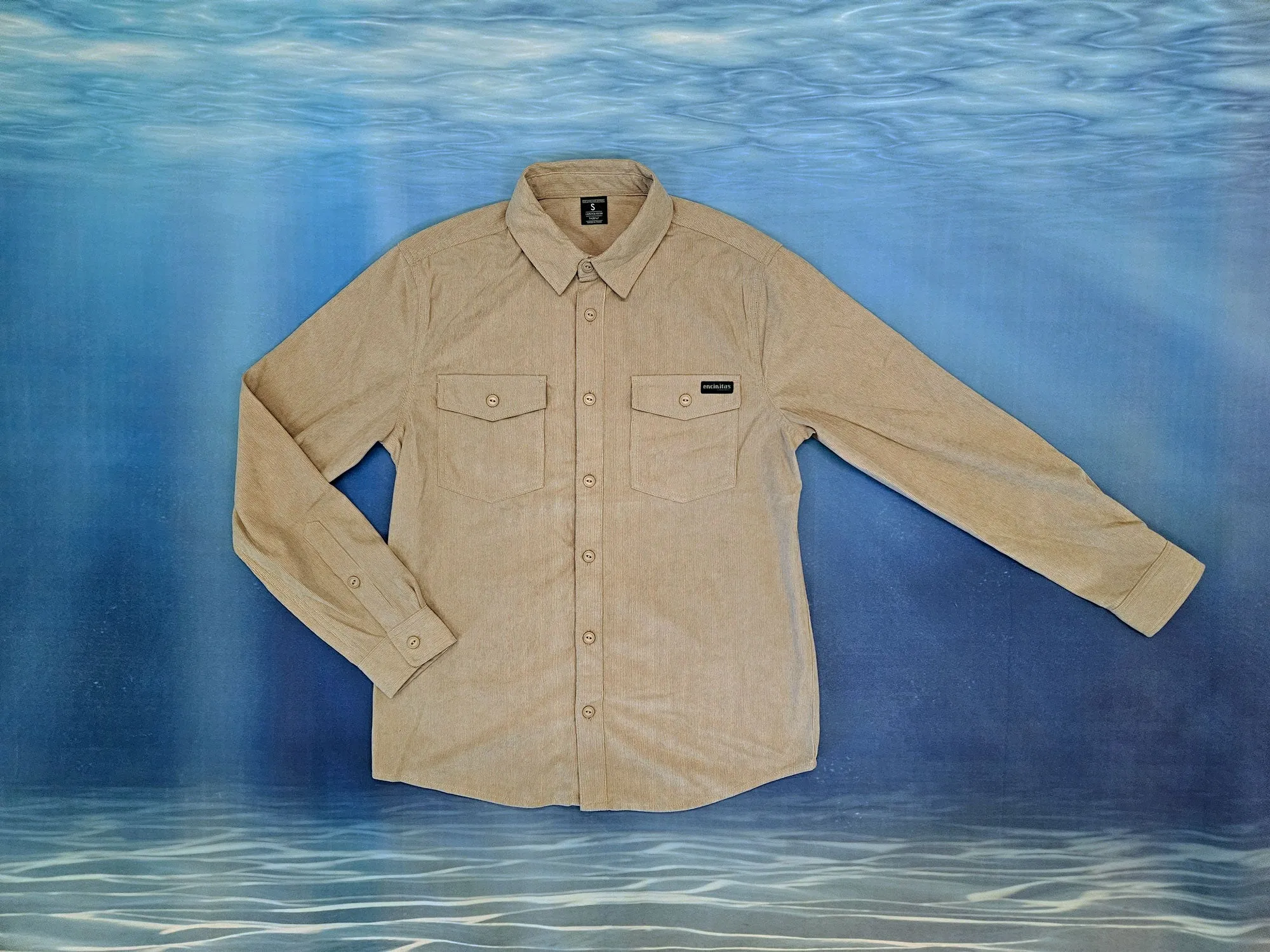 Micro Corduroy Button Down