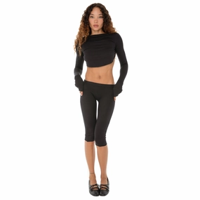 Miia Capri Comfy Texture Sweat Wicking Liner