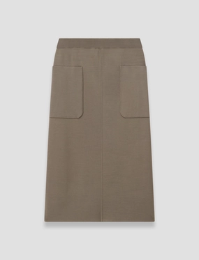Knitted Fabric Milano Knit Stretch Skirt