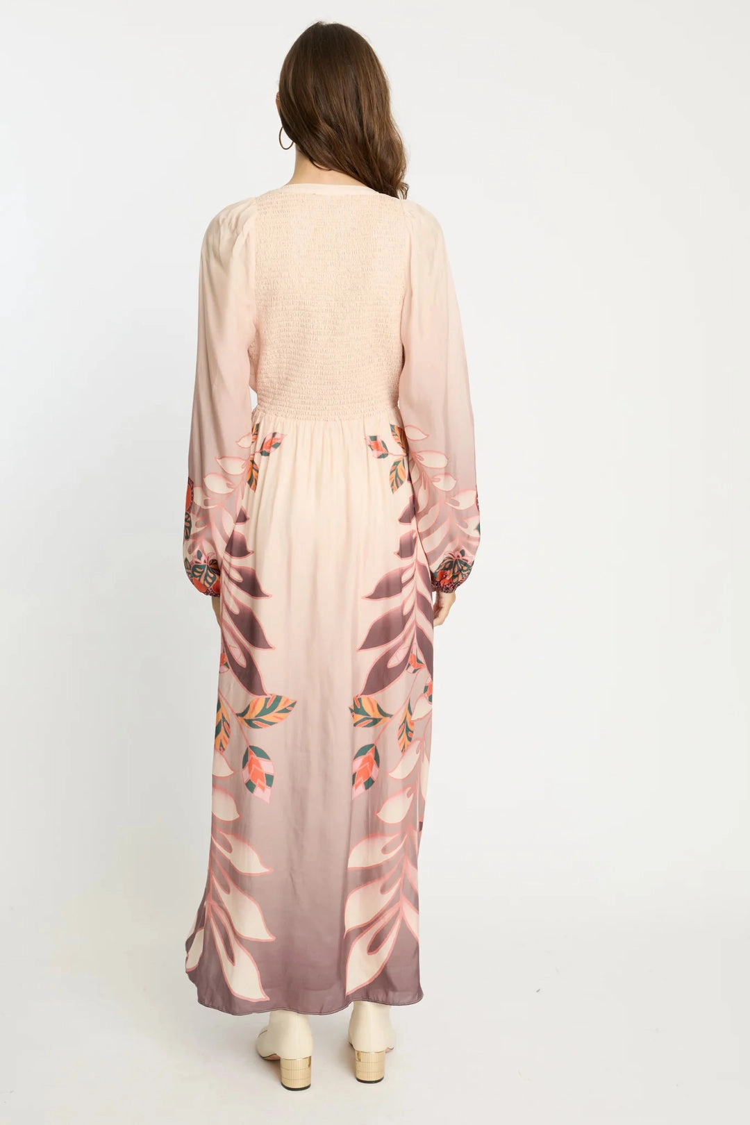 Mindy Dress in Copper Orchard Rural Charm