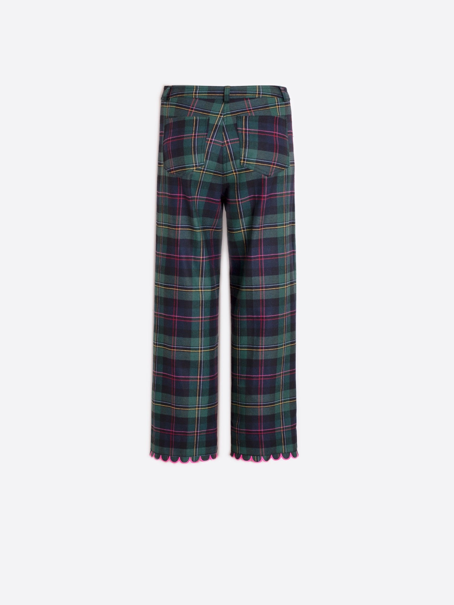Flex Wear Design Seam-Free PLAID TROUSER