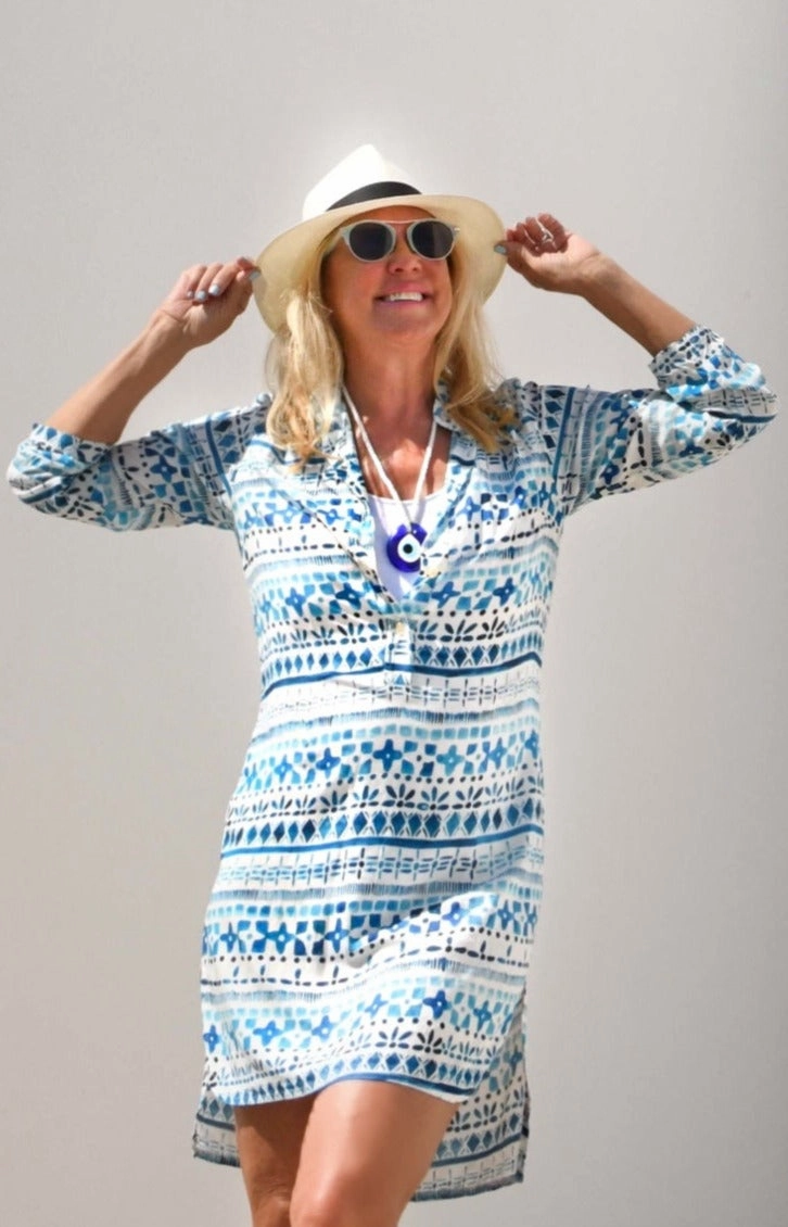 Day Tripper Dress / Blue Lagoon Smart Pairing