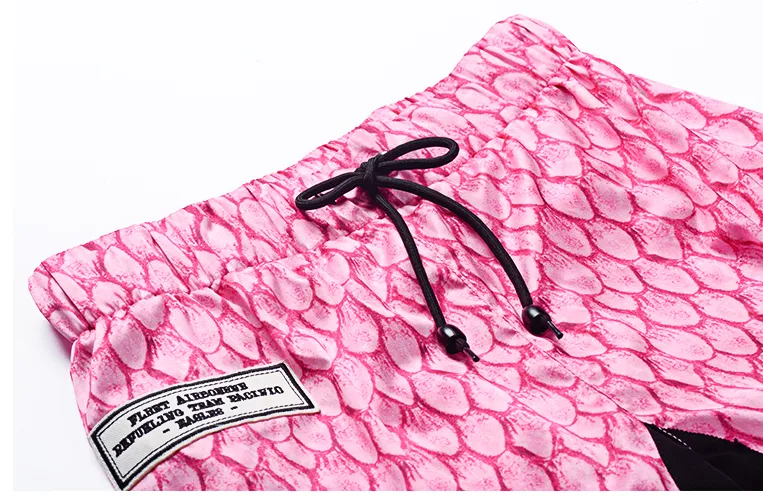 MIP TAPED SIDE STRIPE TRACK PANTS IN PINK