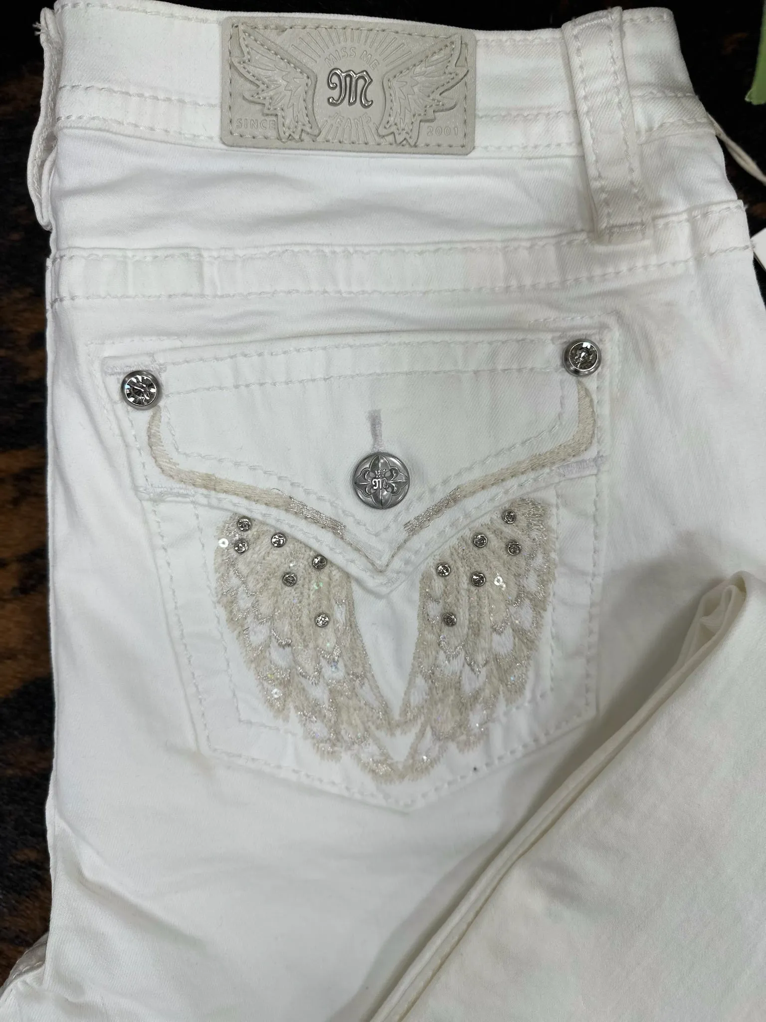 Miss Me White Jeans