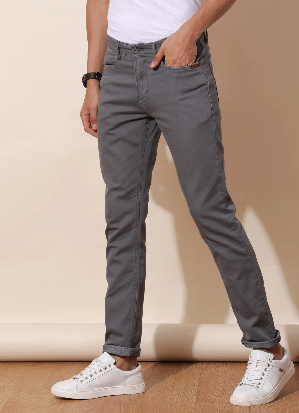 Misty Grey Knitted
