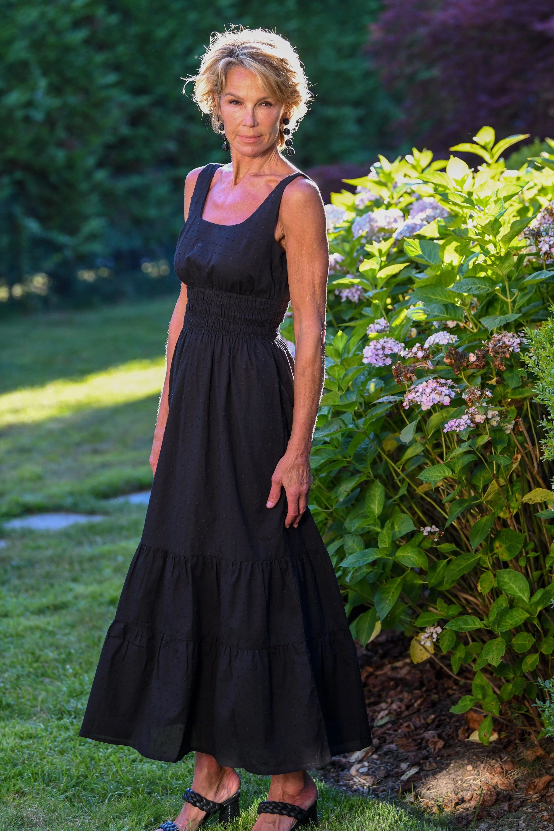 Trixie Dress / Black Swiss Dot Comfortable fit for outings packable