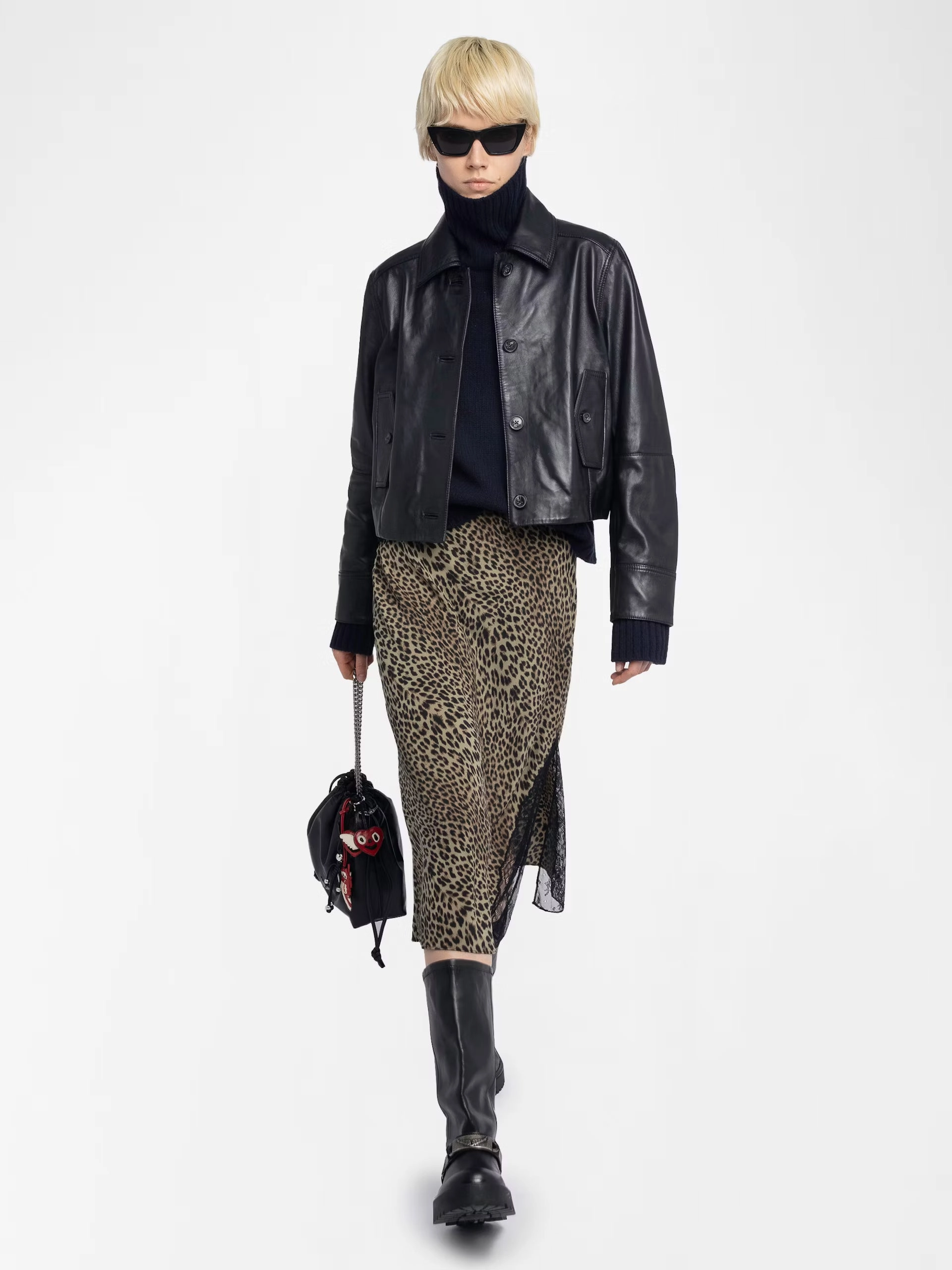 Laidback Feel Natural Mood Jayla Skirt Leaves