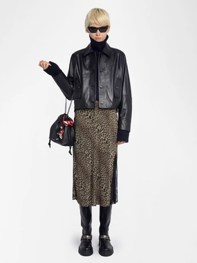 Opaque finish Cozy Edge Jayla Skirt Leaves