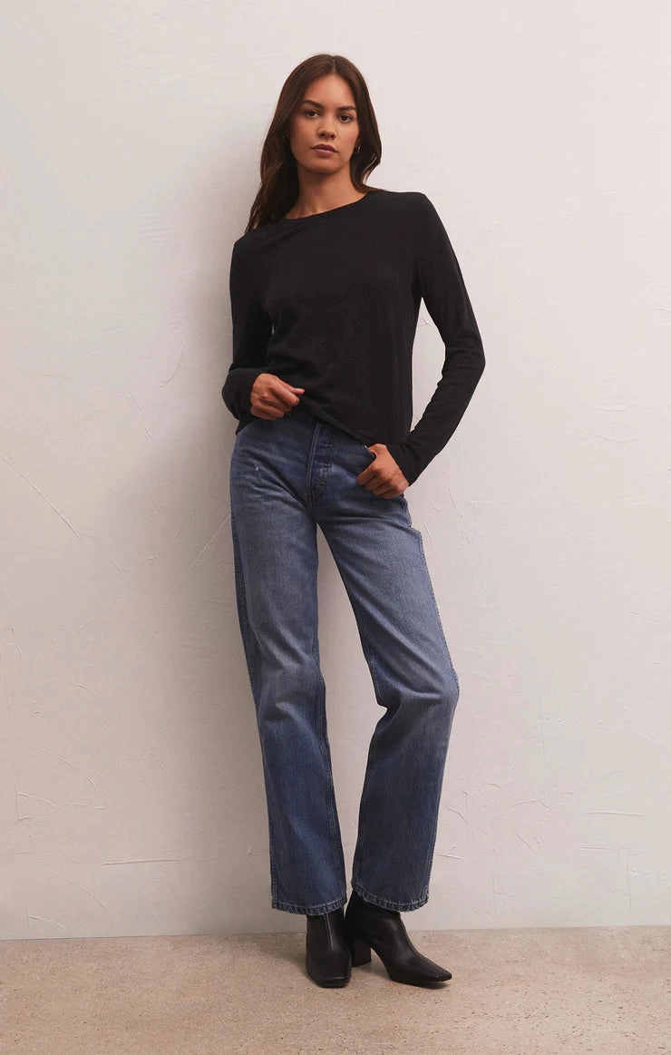 Sporty Top OdorControl Technology MODERN SLUB LONG SLEEVE TEE